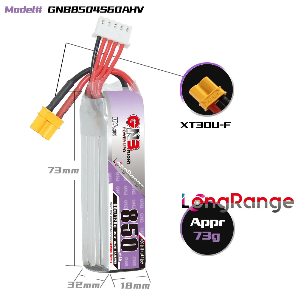GAONENG GNB LiPo аккумулятор 8 – обзор и цена Drone Battery Li-Ion