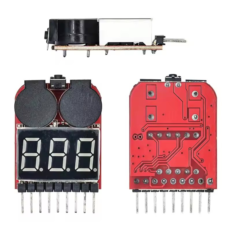 Тестер напряжения LiPo-аккумул – обзор и цена Drone Battery Voltage Checker