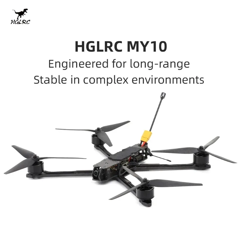 HGLRC MY10 Дрон FPV для дальни – обзор и цена Drone Battery 6S